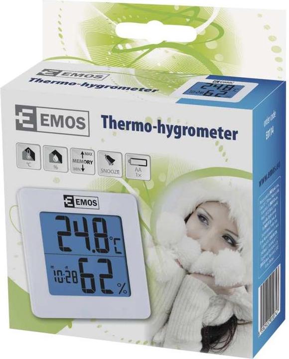 Actual product image Emos Digital Thermometer with hygrometer E0114