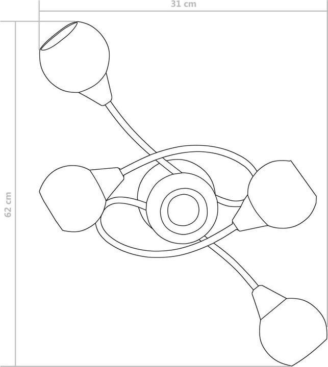 Actual product image VidaXL Kamden (E14)