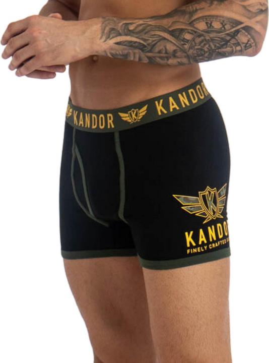 Actual product image Kandor Mens Camobee Bamboo Boxer Shorts (Pack of 5) (XL)