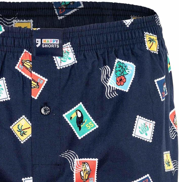 Immagine prodotto Happy shorts Boxer in tessuto dal taglio casual e confortevole (XL, Confezione singola)