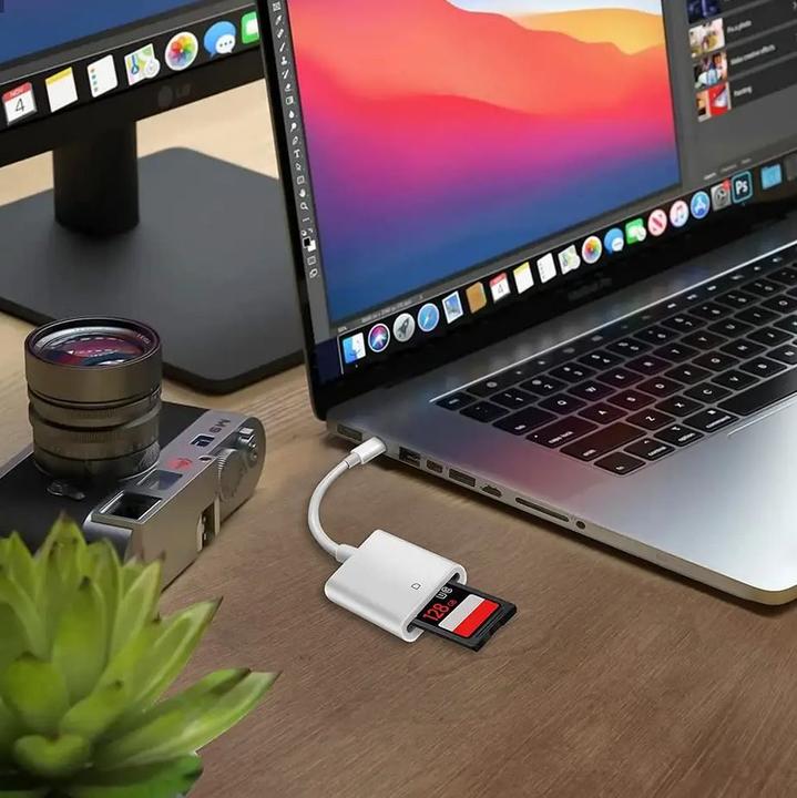 Produktbild PhoneLook USB-C 2-in-1 SD- und microSD-Kartenleser (USB-C)