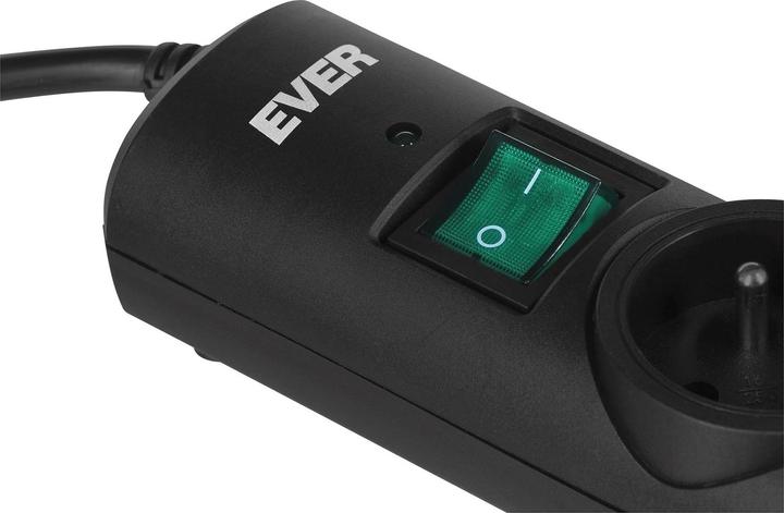 Image du produit Ever OPTIMA 1.5m 6 sorties AC 250 V noir 1,5 m (6 x, PECO 7/5, 1.50 m)