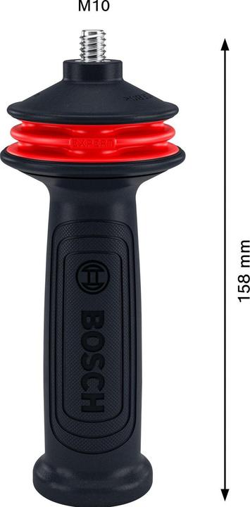 Immagine prodotto Bosch Professional Zubehör EXPERT Impugnatura per smerigliatrice angolare M10 con controllo delle vibrazioni, 169 x 69 mm