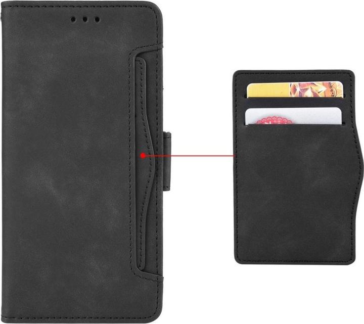 Produktbild Cover-Discount iPhone 13 mini - Etui mit vielen Kartenfächer schwarz (Apple iPhone 13 mini)
