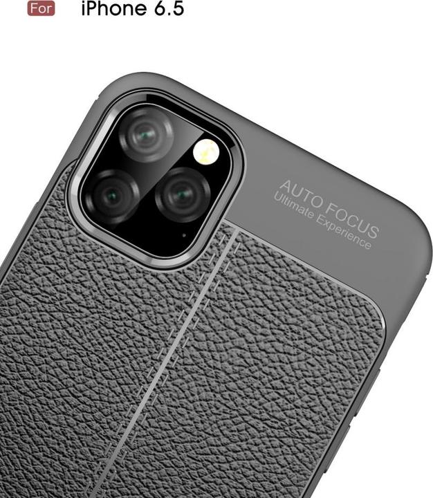 Produktbild Screenguard Apple iPhone 11 Pro Max Hülle Leather Design TPU Cover (Apple iPhone 11 Pro Max)