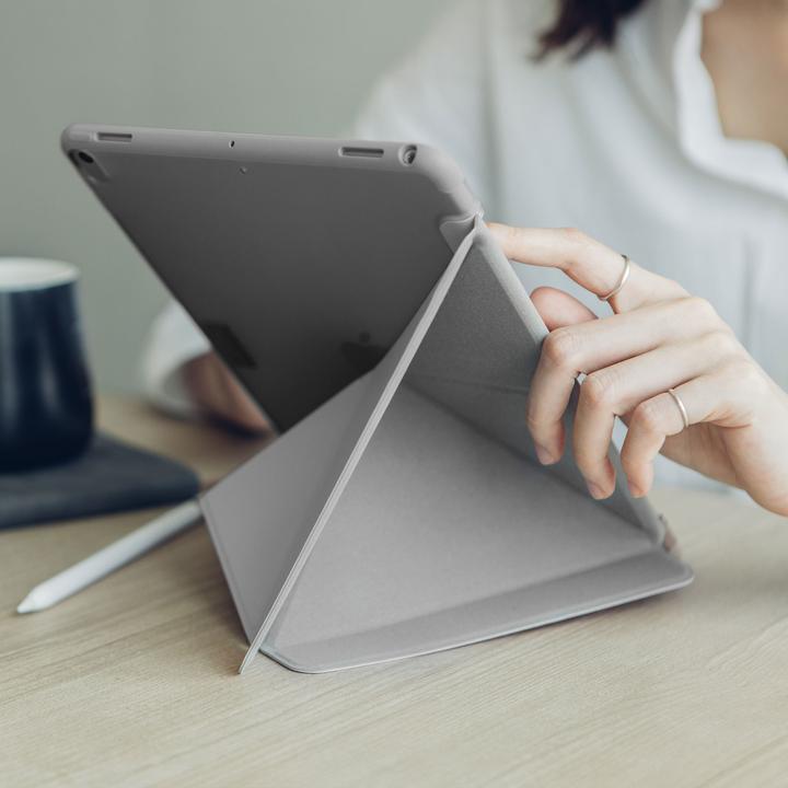 Actual product image Moshi VersaCover for iPad Pro/Air (10.5-inch) - Gray (iPad Air, iPad Pro)