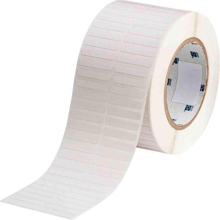Image du produit Brady THT-40-729-10, polyimide à profil bas, blanc, mat, 34.93 x 6.35 mm, permanent, 2 pistes (100