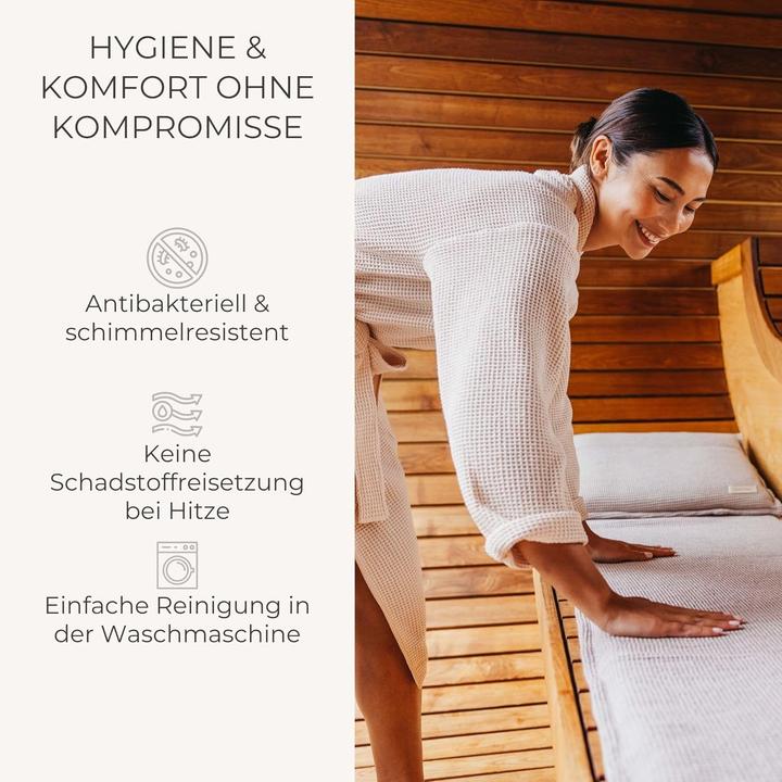 Produktbild Badesofa Sauna-Set: Kissen & Handtuch