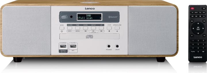 Produktbild Lenco DAR-251WDWH (DAB+, FM, Bluetooth)