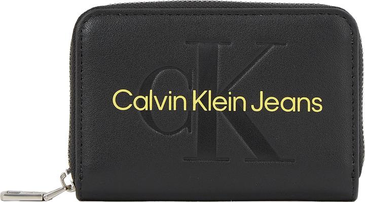Calvin Klein Accordion Zip Around Fashion Black