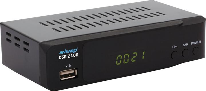Produktbild Ankaro DVB-S HDTV-Receiver DSR 2100 (DVB-S, CI+-Schacht)