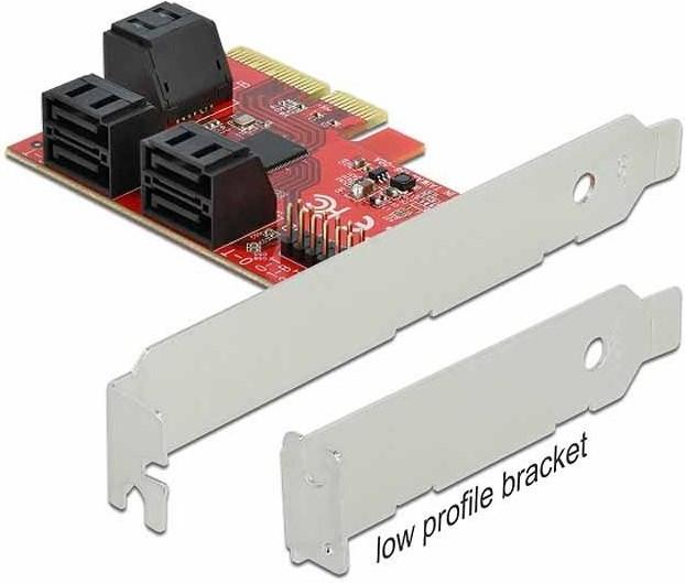 Actual product image Delock SATA controller PCI-Ex4- 6x SATA internal