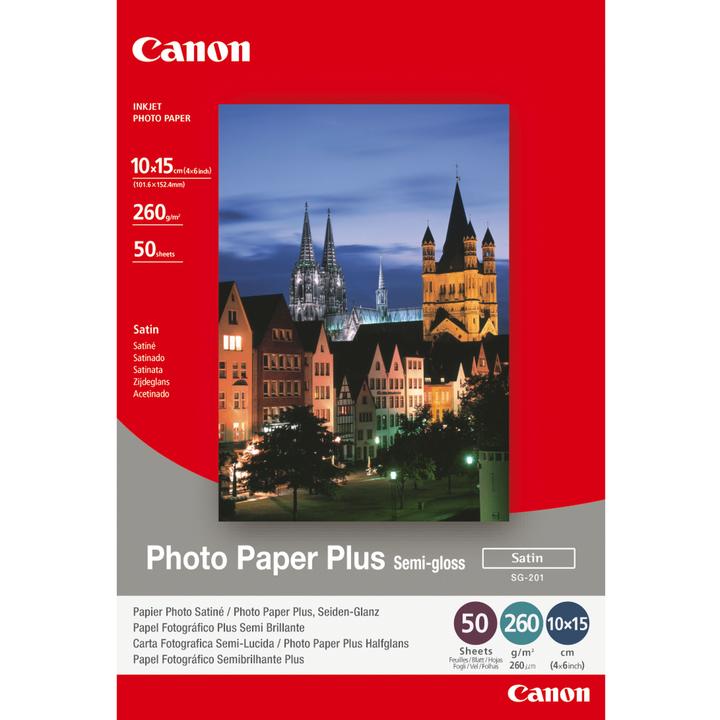 Canon SG-201 Plus Semi-Gloss (260 g/m², 10 x 15 cm, 50 x)