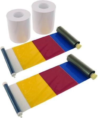 Produktbild DNP Papier 2 Rollen je 200 St. 15x20 Perforiert auf 5x20 und 10x20 cm für DS620 (15 x 20 cm)