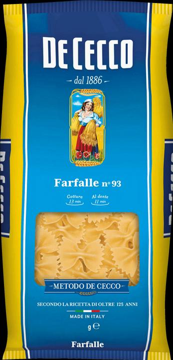 Immagine prodotto De Cecco FARFALLE NO.93 (500 g)