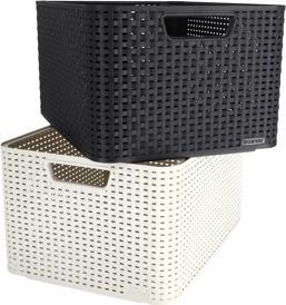 Actual product image Curver STORAGE BOX STYLE L WHITE 205851 (30 l)