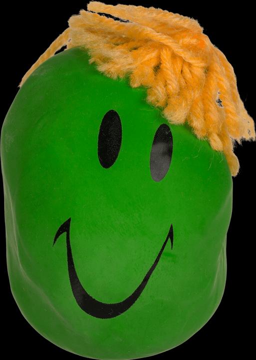 Actual product image Out of the blue Anti-stress ball Funny Face green