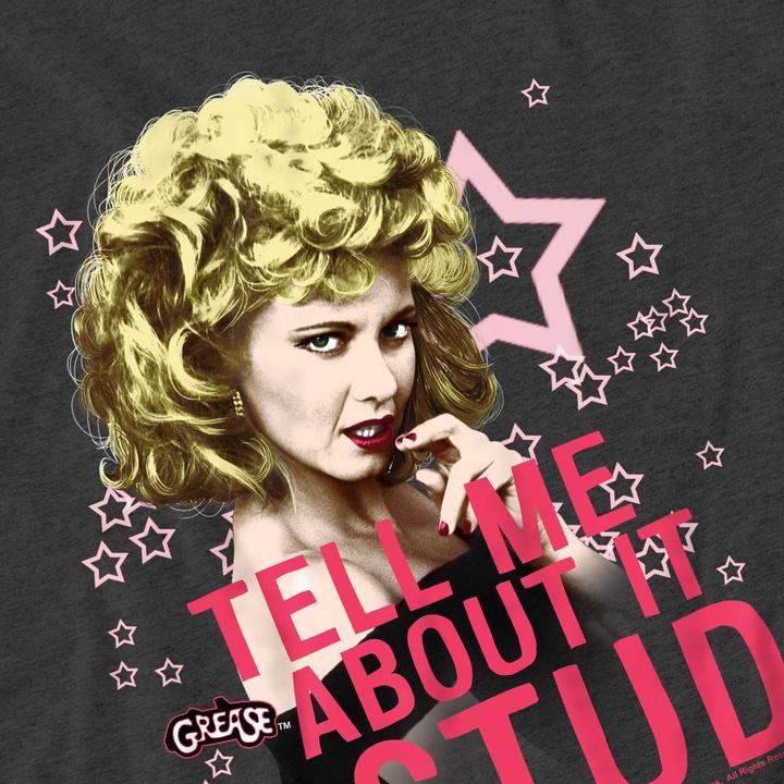Actual product image Grease Unisex Adult Tell Me About It Stud T-Shirt (3XL)