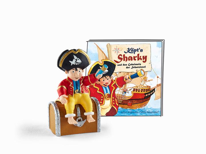 Actual product image Tonies Audio book Tonie - Captain Sharky and the secret of Treasure Island (German)