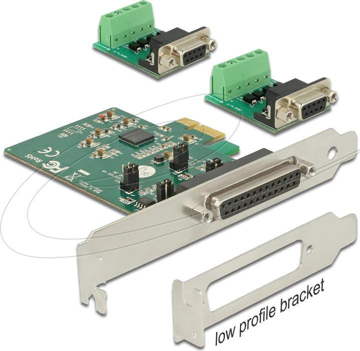 Image du produit Delock Carte PCI Express > 2 x série RS-422/485