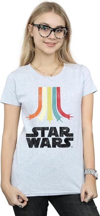 Image du produit Star Wars - T-shirt RETRO RAINBOW - Femme (L)