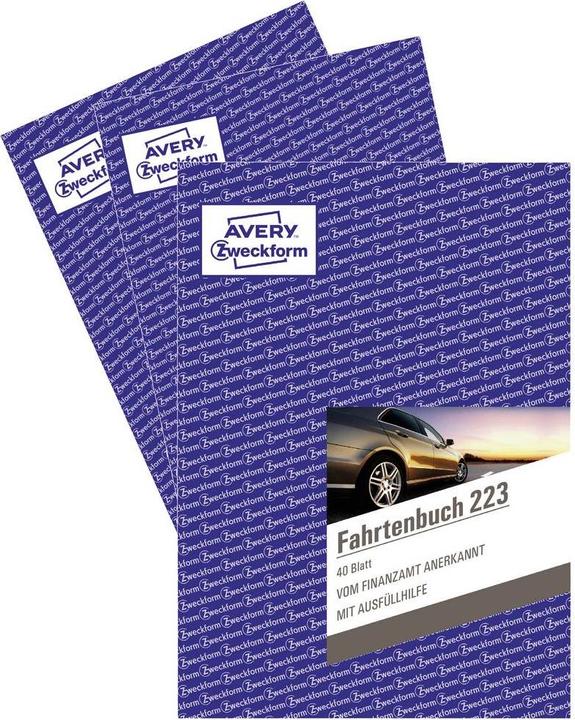 Produktbild Avery Fahrtenbuch, A5 (40 x)