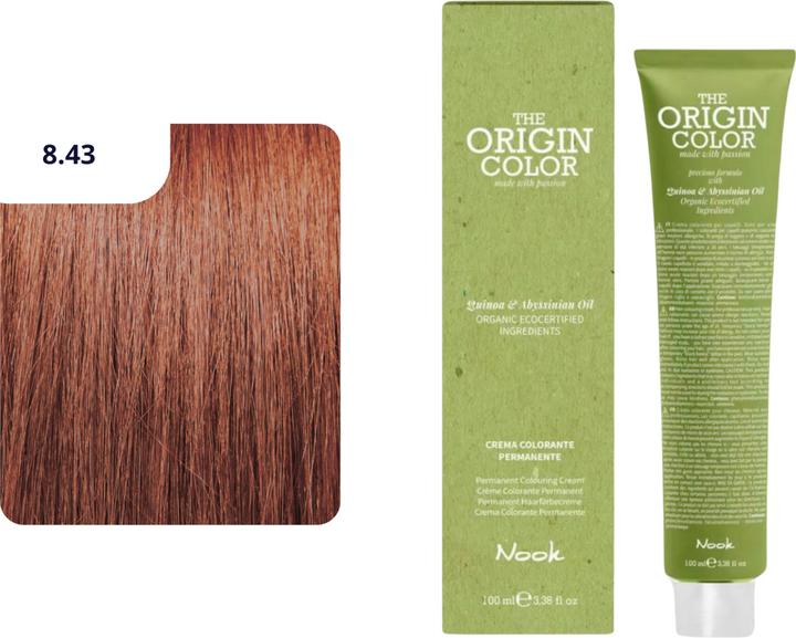 Produktbild Nook Origin Color Haarfarbe (8.43 Hellblondes Kupfergold)