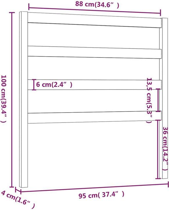 Immagine prodotto VidaXL Batsheva (95 x 4 x 100 cm)