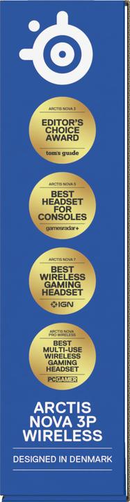 Immagine prodotto SteelSeries Arctis Nova 3pw White (Senza fili)