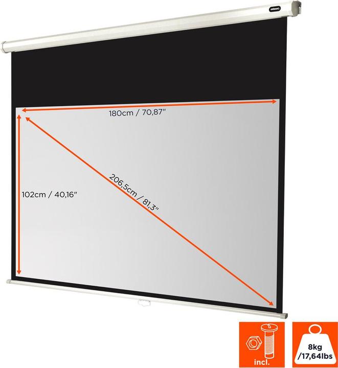 Actual product image Celexon Roller blind economy (76", 16:9)