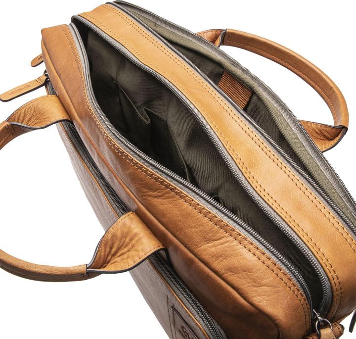 Image du produit Strellson Hyde Park Porte-documents en cuir 39 cm Compartiment pour ordinateur portable