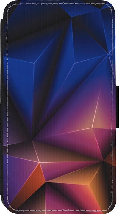 Image du produit PhoneLook Coque Wallet noir Abstract Triangles (Apple iPhone 13 mini)