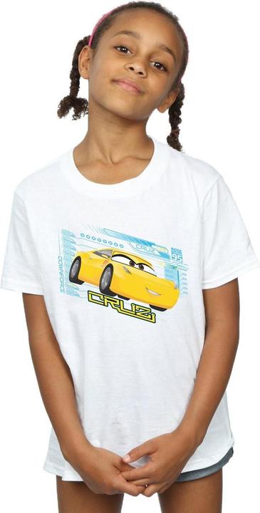 Actual product image Disney Girls Cars Cruz Ramirez Cotton T-Shirt (128)