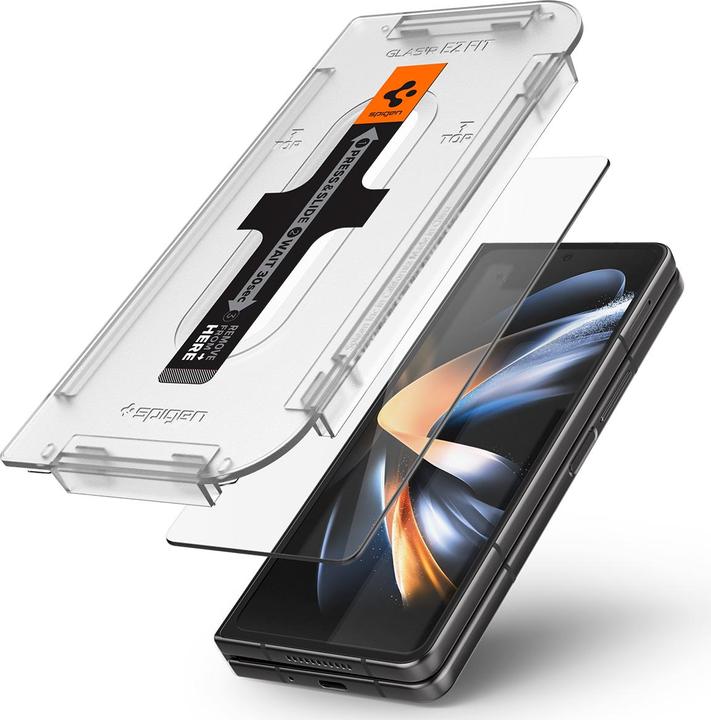Produktbild Spigen Screen Protector GLAS.tR Full Cover Glass + Hinge Film (1 Stück, Samsung Galaxy Z Fold4)