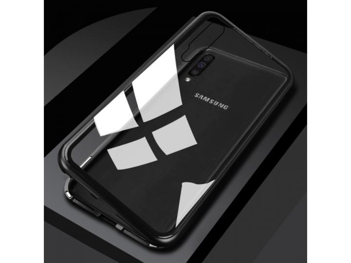 Produktbild G-Case Samsung Galaxy A70 Aluminium Magnetic Glass Case Hülle (Samsung Galaxy A70)