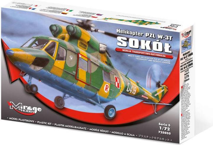 Actual product image Mirage Hobby Multi-Task Helicopter Pzl W-3t Sokol(Transport And Rescue Version)