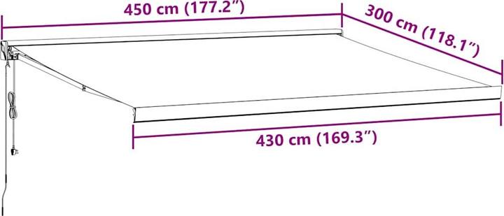 Actual product image VidaXL Kuzma (4.50 m)