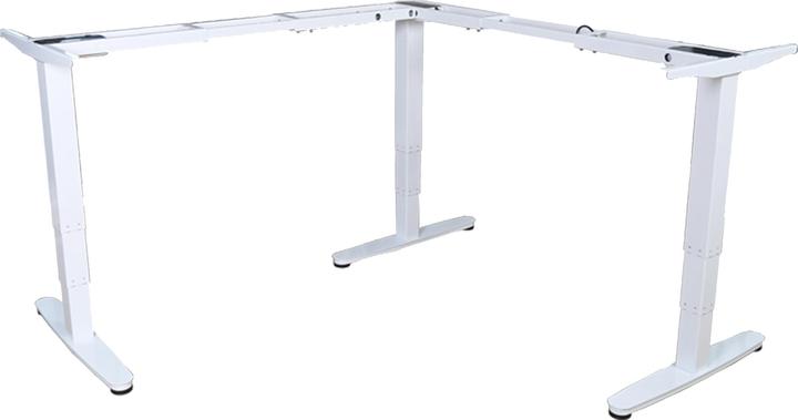 equip ERGO Telaio elettrico da tavolo sit-stand in forma di L, triplo motore