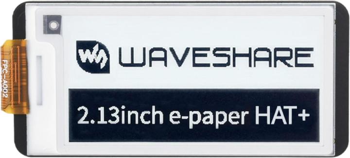 Produktbild WaveShare 2.13inch E-Ink Display HAT+ für Raspberry Pi