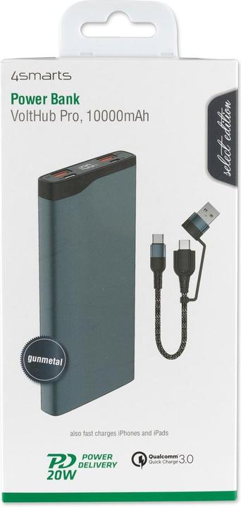 Actual product image 4smarts VoltHub Pro (10000 mAh, 22.50 W, 37 Wh)
