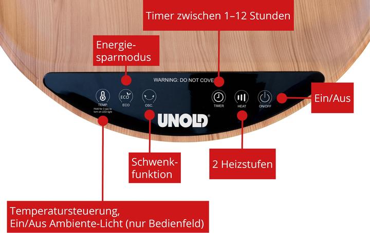 Produktbild Unold Heizlüftertisch Henry (2000 W)