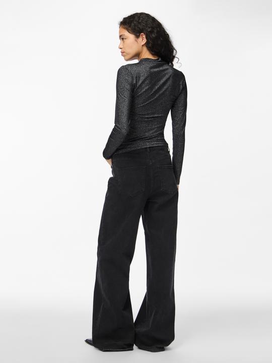 Immagine prodotto Pieces Pcmonica Ls Glitter Ruching Top Noos (L)