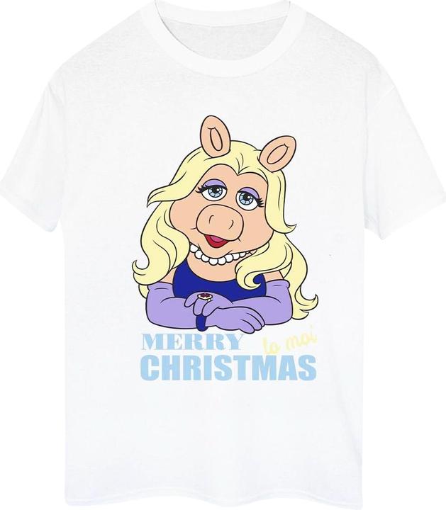 Immagine prodotto Disney Muppets Miss Piggy Queen of Holidays Maglietta Ampia Donna (XL)