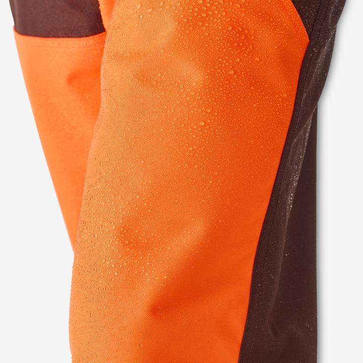 Image du produit Solognac Pantalon de pluie de chasse Renfort 500 orange/marron (XXL)