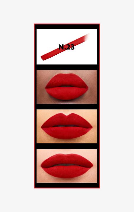 Actual product image Yves Saint Laurent Rouge Pur Couture The Slim (Mystery Red 23)