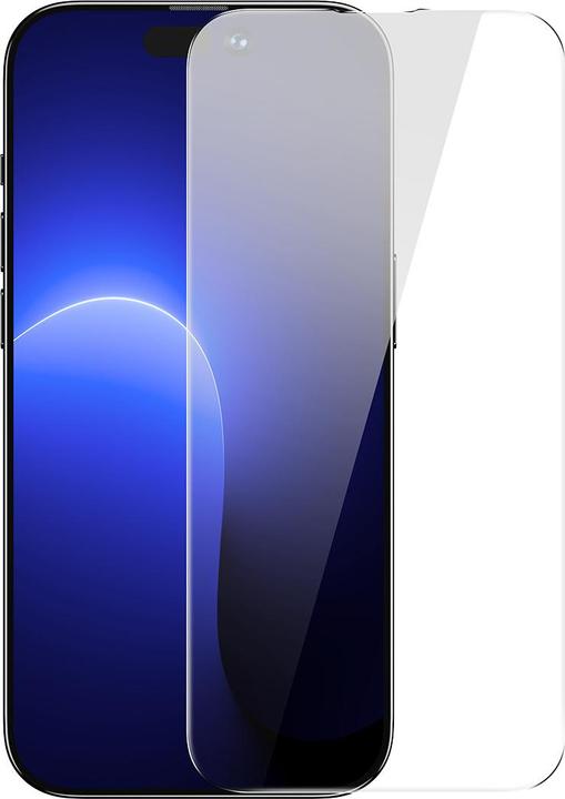Produktbild Baseus All-glass Crystal Tempered Glass EasyStick Film iP14 (Pack of 2) (2 Stück, Apple iPhone 14 Pro)