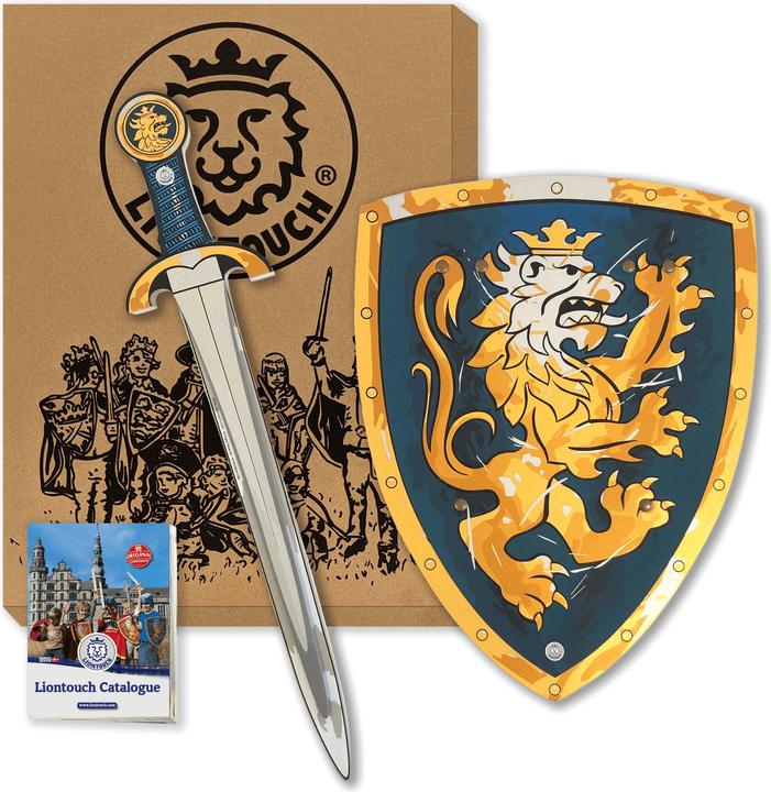 Immagine prodotto Liontouch Nobile cavaliere giocattolo con spada e scudo, blu