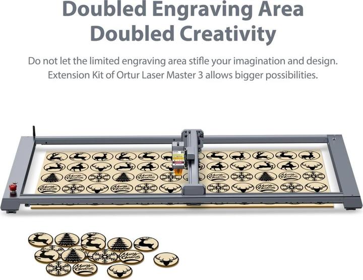 Actual product image Ortur Laser Master 3 Extension Kit