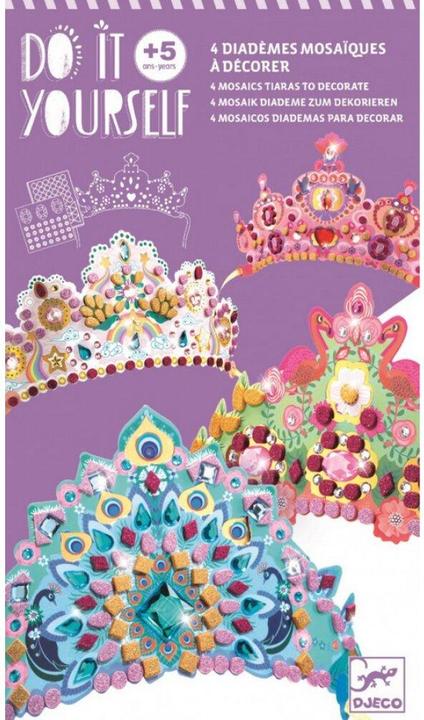 Produktbild Djeco Mosaik Diademe Prinzessin