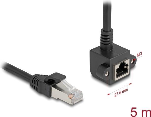 Actual product image Delock Network extension cable RJ45 plug to RJ45 socket (F/UTP, CAT6, 5 m)